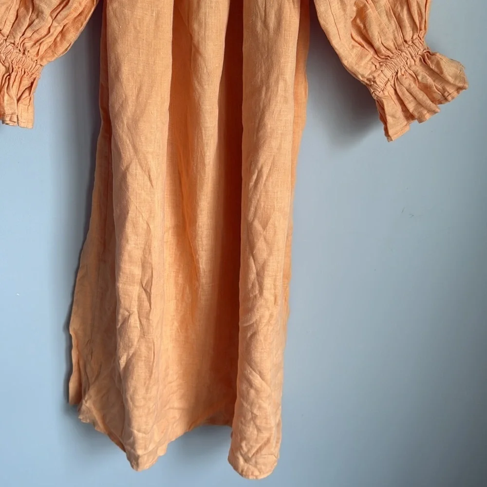 Sleeper Atlanta Linen Dress Medium - Picture 13 of 14